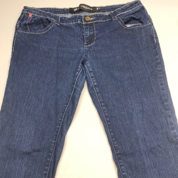 VINTAGE ECKO RED SLIM BOOT JEANS 34x32 😎 - Picture 5 of 12